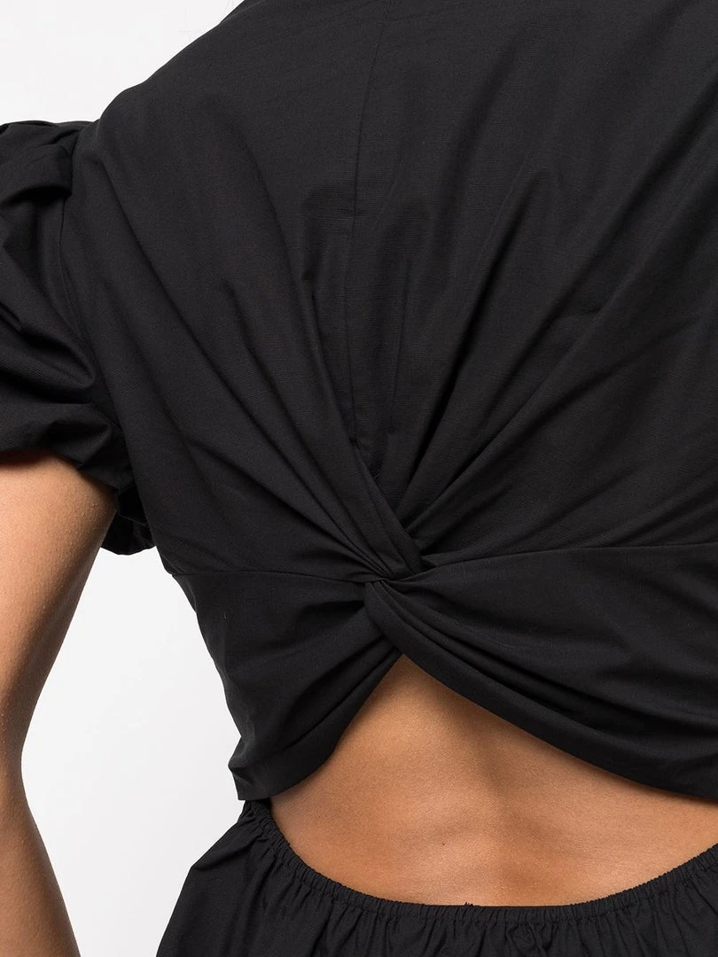 Vince New In Black 'Draped Puff Sleeve Blouse' 7 Vince New In Black 'Draped Puff Sleeve Blouse'