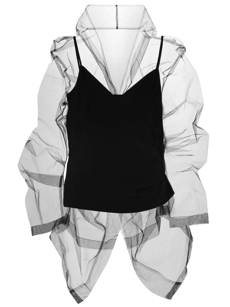 DRIES VAN NOTEN Clothing ‘Cana’ Layered Tulle Blouse 6 DRIES VAN NOTEN Clothing ‘Cana’ Layered Tulle Blouse