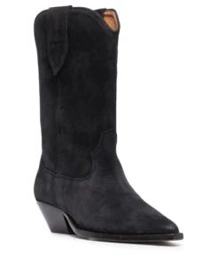 Isabel Marant Faded Black ‘Duerto’ Leather Boots