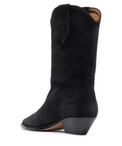 Isabel Marant Faded Black ‘Duerto’ Leather Boots