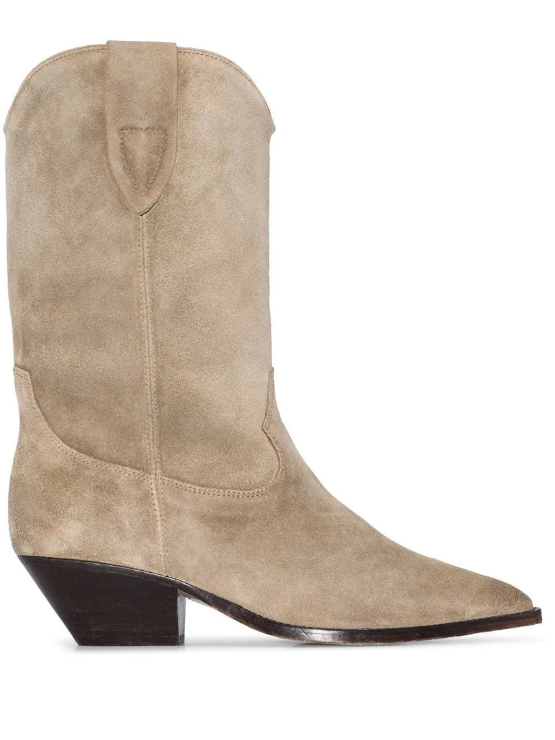 Isabel Marant Faded Taupe ‘Duerto’ Leather Boots New In 3 Isabel Marant Faded Taupe ‘Duerto’ Leather Boots New In