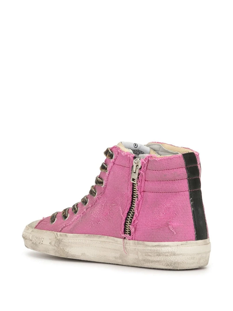 Golden Goose 'Pink Graffiti Detail Hi-Top Trainers' Shoes 5 Golden Goose 'Pink Graffiti Detail Hi-Top Trainers' Shoes