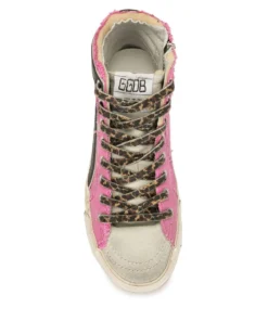 Golden Goose 'Pink Graffiti Detail Hi-Top Trainers' Shoes 9 Golden Goose 'Pink Graffiti Detail Hi-Top Trainers' Shoes