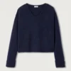 American Vintage Clothing Navy 'East 18H VN' Knit Sweater 2 American Vintage Clothing Navy 'East 18H VN' Knit Sweater