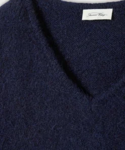 American Vintage Clothing Navy 'East 18H VN' Knit Sweater