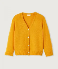 American Vintage Orange 'East 19G' Knit Cardigan