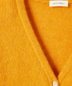 American Vintage Orange 'East 19G' Knit Cardigan