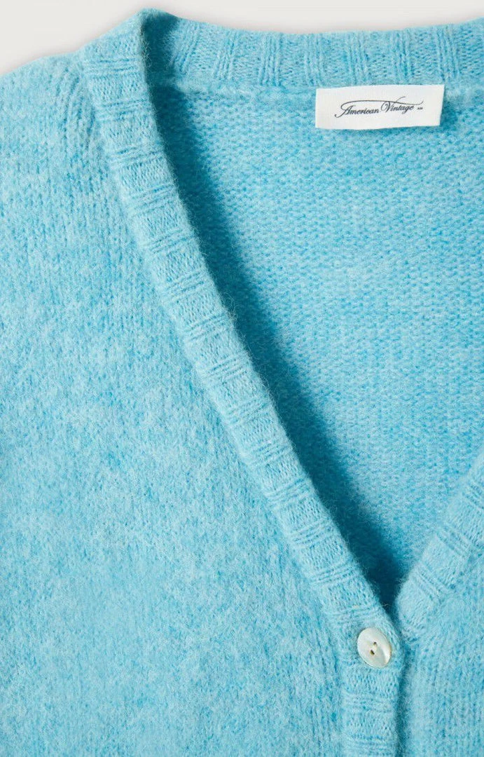 American Vintage Blue 'East 19G' Knit Cardigan 4 American Vintage Blue 'East 19G' Knit Cardigan