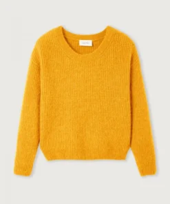 American Vintage Orange 'East RN' Knit Sweater Clothing