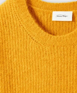 American Vintage Orange 'East RN' Knit Sweater Clothing