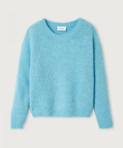 American Vintage Blue 'East RN' Knit Sweater