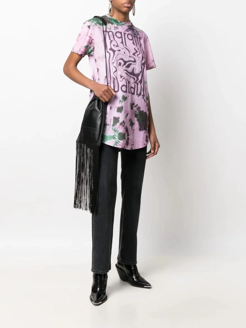 Isabel Marant Etoile Clothing Purple 'Edwige' T-shirt 4 Isabel Marant Etoile Clothing Purple 'Edwige' T-shirt