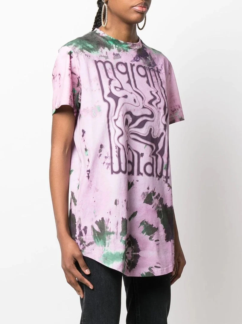 Isabel Marant Etoile Clothing Purple 'Edwige' T-shirt 5 Isabel Marant Etoile Clothing Purple 'Edwige' T-shirt