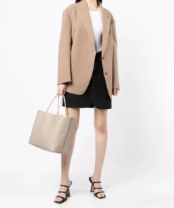 Anine Bing Nude 'Emma' Tote Bag New In