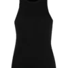 Anine Bing Black ‘Eva’ Ribbed Tank Top Clothing