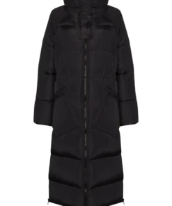 Ganni ‘Extremely Oversized Black Puffer Midi Coat’