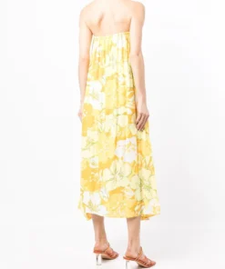 Faithfull The Brand 'Asturias' Floral Halterneck Midi Dress Clothing