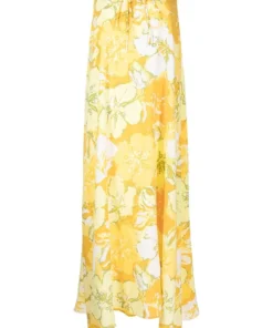 Faithfull The Brand 'Asturias' Floral Halterneck Midi Dress Clothing