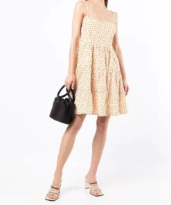 Faithfull The Brand 'Cecelie' Floral Motif Mini Dress Clothing