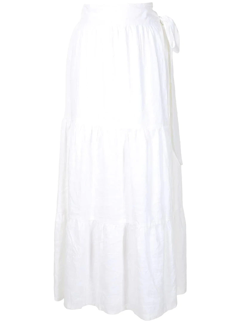 Faithfull The Brand ‘Cavaretta’ Linen Wrap Midi Skirt Clothing 18 Faithfull The Brand ‘Cavaretta’ Linen Wrap Midi Skirt Clothing