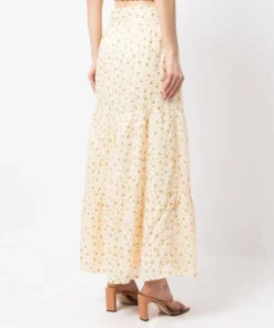 Faithfull The Brand Clothing ‘Cavaretta’ Floral Wrap Midi Skirt