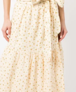 Faithfull The Brand Clothing ‘Cavaretta’ Floral Wrap Midi Skirt