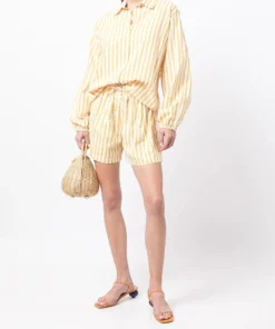 Faithfull The Brand 'Sereno' Stripe Shorts Clothing