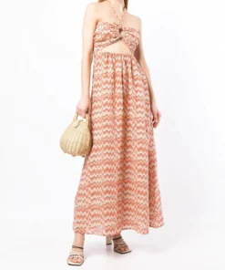 Faithfull The Brand Clothing 'La Costa' Vintage Print Maxi Dress