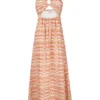 Faithfull The Brand Clothing 'La Costa' Vintage Print Maxi Dress
