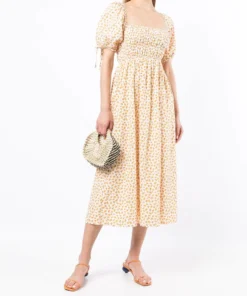 Faithfull The Brand Clothing 'Rory' Floral Motif Midi Dress