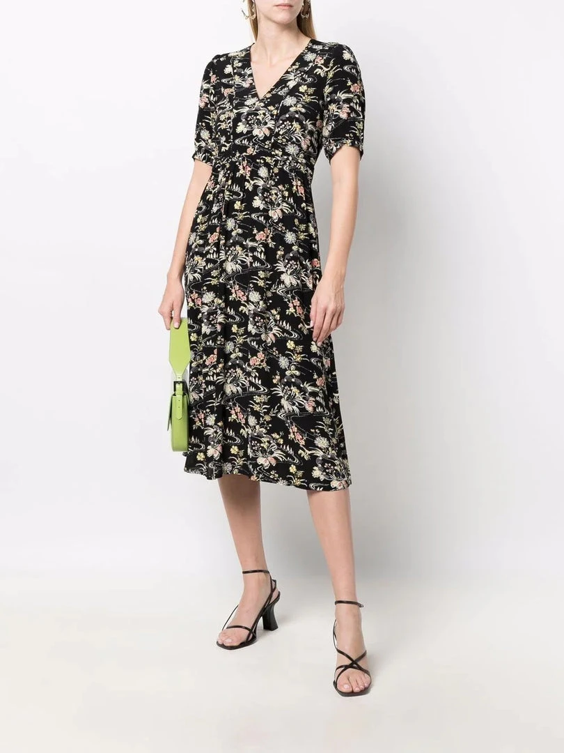 Ba&sh Clothing 'Floe' Floral Midi Dress 4 Ba&sh Clothing 'Floe' Floral Midi Dress