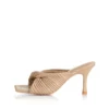 Alias Mae Beige 'Flora' Woven Mules Shoes