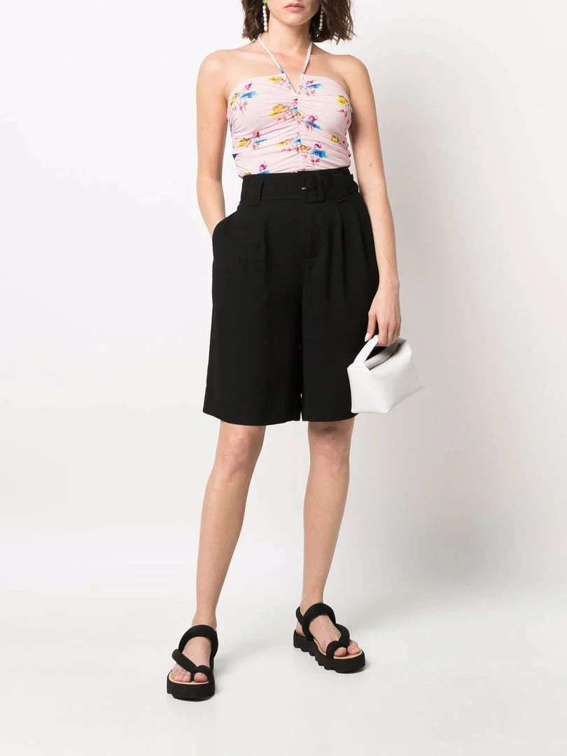 Ganni 'Floral Ruched Halterneck Top' 4 Ganni 'Floral Ruched Halterneck Top'