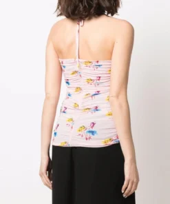 Ganni 'Floral Ruched Halterneck Top' 10 Ganni 'Floral Ruched Halterneck Top'