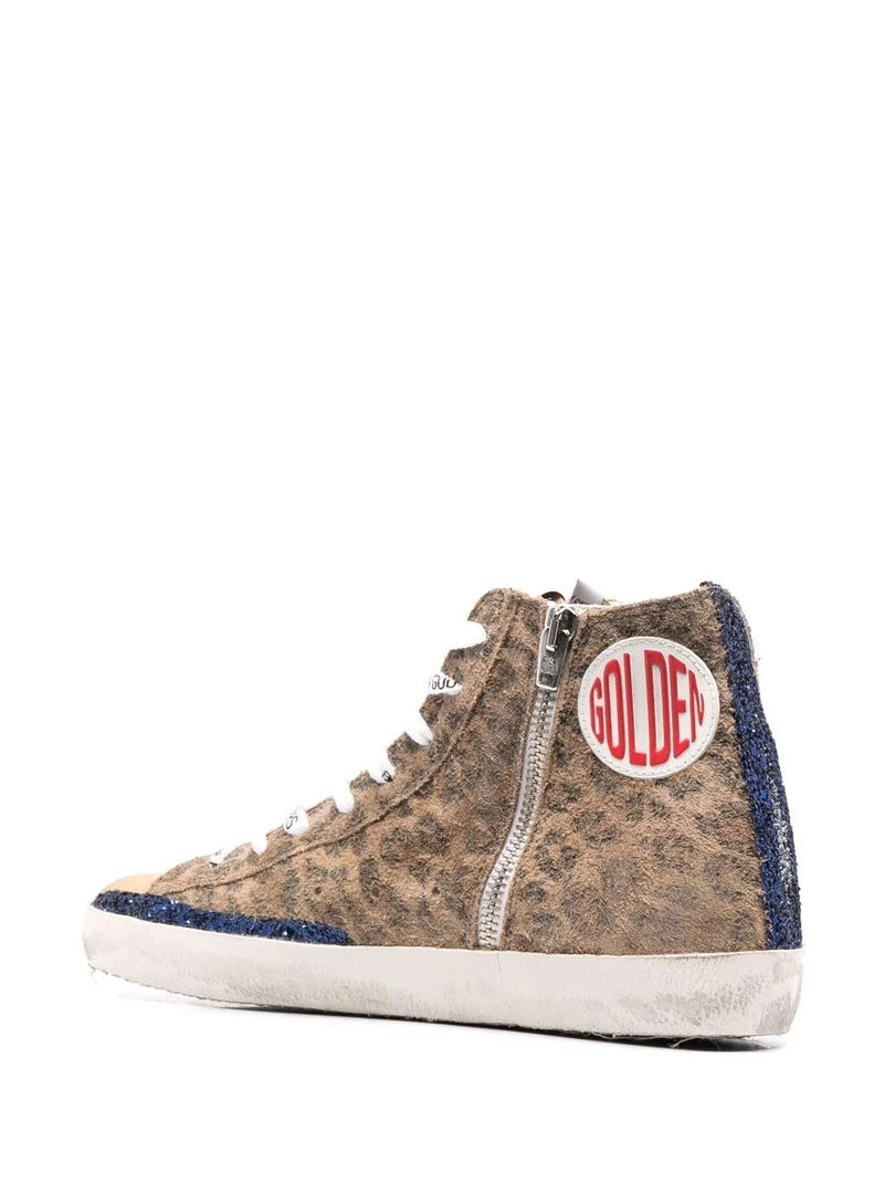 Golden Goose ‘Francy’ Leopard High Top Sneakers 17 Golden Goose ‘Francy’ Leopard High Top Sneakers