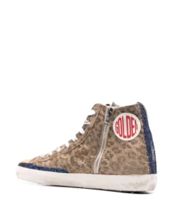 Golden Goose ‘Francy’ Leopard High Top Sneakers 38 Golden Goose ‘Francy’ Leopard High Top Sneakers