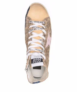 Golden Goose ‘Francy’ Leopard High Top Sneakers 44 Golden Goose ‘Francy’ Leopard High Top Sneakers