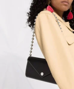 Ganni Black 'Bauble Chain Mini Handbag'