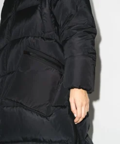 Ganni ‘Extremely Oversized Black Puffer Midi Coat’