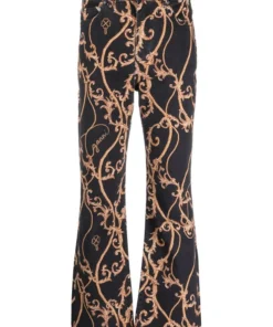 Ganni 'Betzy' Printed Cropped Jeans