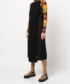 Ganni 'Smock Panelled Midi Slip Dress'