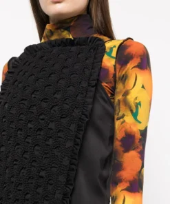 Ganni 'Smock Panelled Midi Slip Dress'