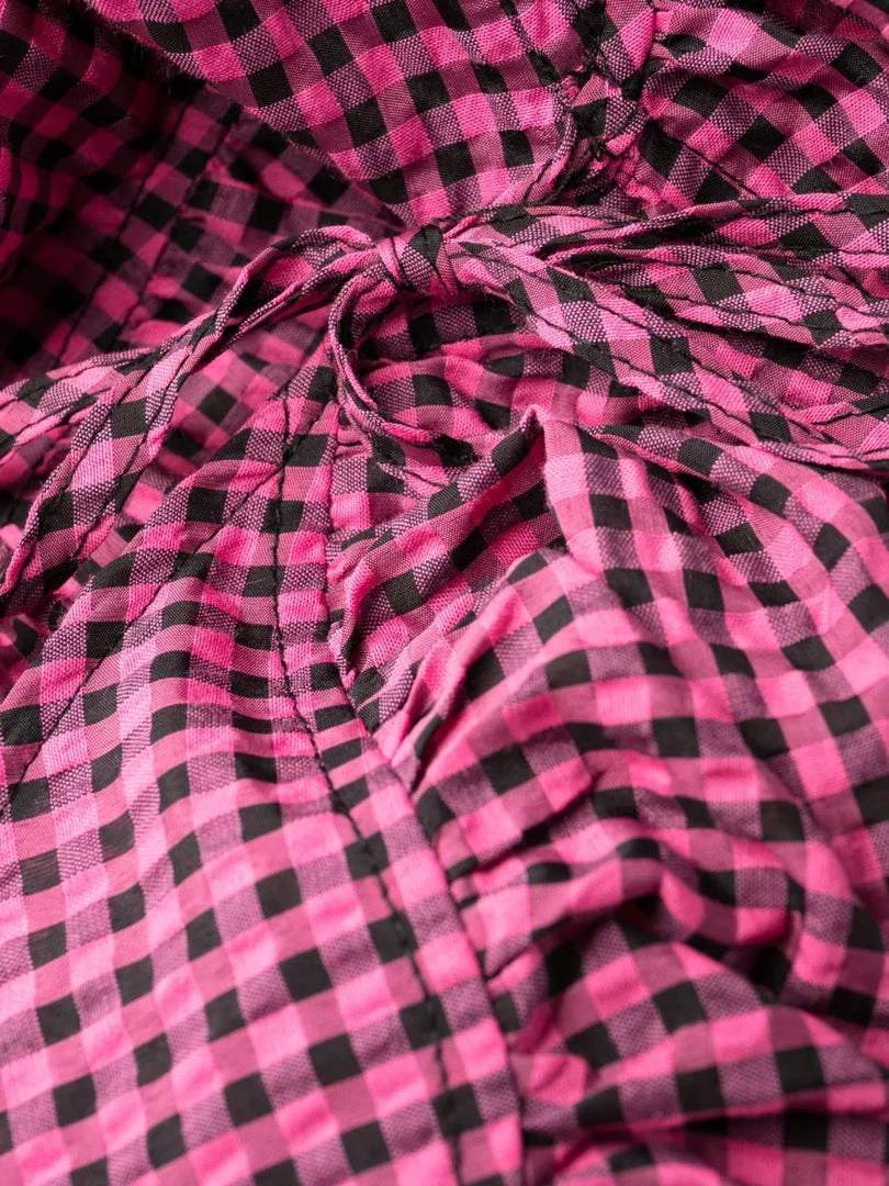 Ganni ‘Ruffled Collar Gingham Wrap Midi Dress’ 33 Ganni ‘Ruffled Collar Gingham Wrap Midi Dress’