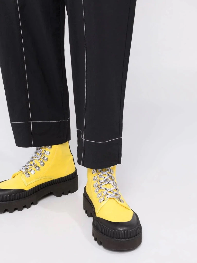 Ganni Black 'Cotton Crepe Trousers' 5 Ganni Black 'Cotton Crepe Trousers'