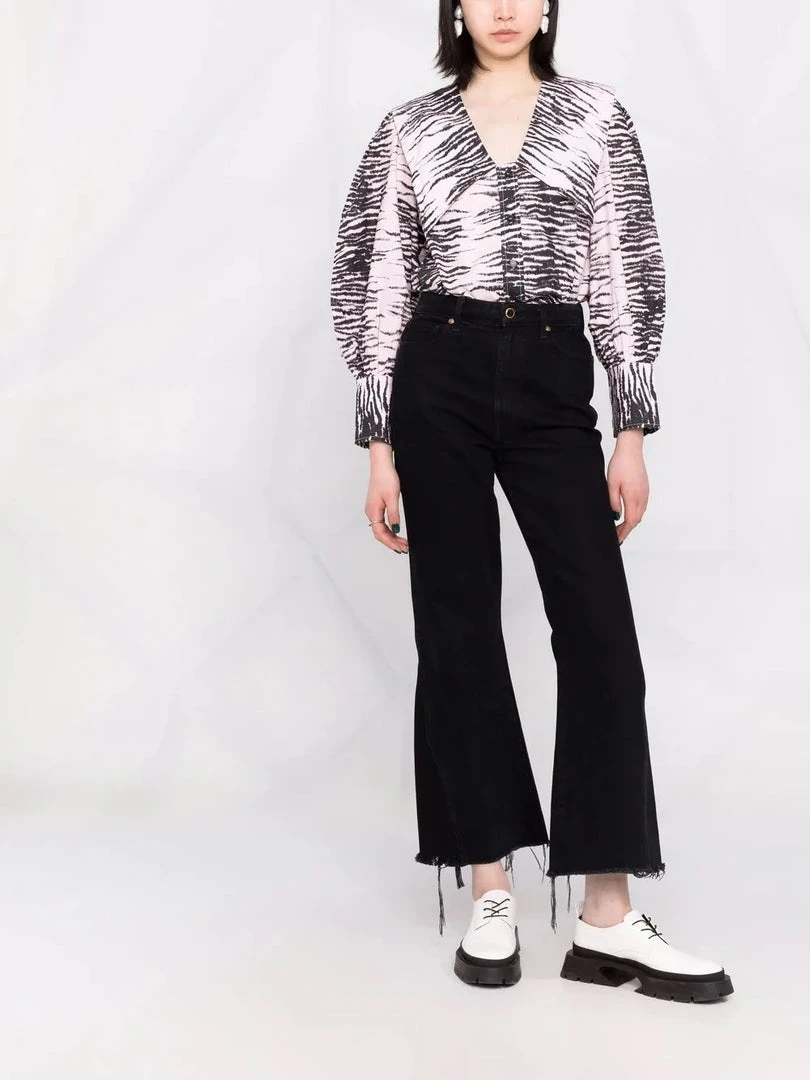 Ganni 'Zebra Stripe Shirt' 10 Ganni 'Zebra Stripe Shirt'