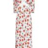 Rixo London 'Gemma' Pansy Floral Midi Dress