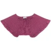 Ganni 'Gingham Ruffled Collar'