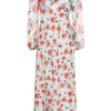 Rixo London 'Gio' Pansy Floral Midi Dress