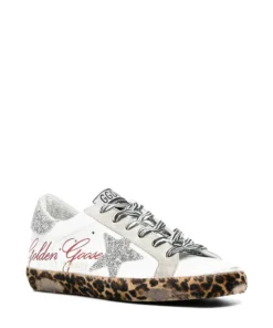 Golden Goose 'Superstar' Leopard Sole Trainers