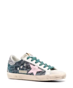 Golden Goose ‘Super-Star’ Iridescent Leopard Sneakers 36 Golden Goose ‘Super-Star’ Iridescent Leopard Sneakers